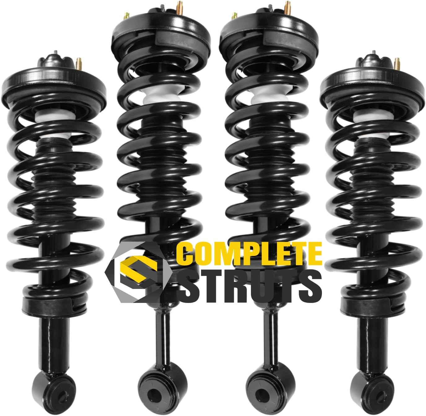 2003-2006 Lincoln Navigator Complete Air to Struts / Shocks & Springs Conversion Kit (Set of 4)