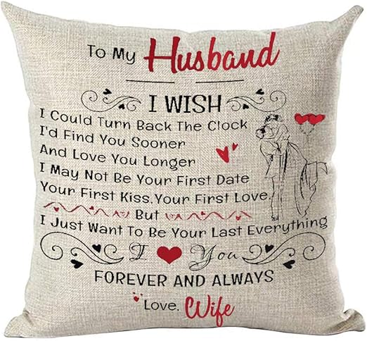 cushion gift for husband
