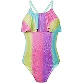 PinkSheep Girls Swimsuit, Toddler Girls Bathing Suit One Piece Swimsuit for 3 Year Old,UPF 50+ Quick Dry Stretchy