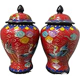 LAOJUNLU Cloisonne Trumpet General Jar Style 9312 Chinese Traditional Style Antiques Fine Art Gifts Crafts