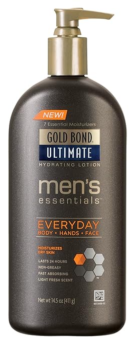 Gold Bond Men's Everyday Essentials Lotion, 14.5 Ounce