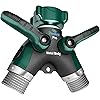 2wayz All Metal Body Hose Splitter. Newly Upgraded (2017): 100% Secured, Bolted & Threaded. Easy Grip, Smooth Long Handles Garden Hose y valve. Bonus included: 10 Washers.