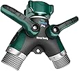 2wayz All Metal Body Hose Splitter. Newly Upgraded (2017): 100% Secured, Bolted & Threaded. Easy Grip, Smooth Long Handles Garden Hose y valve. Bonus included: 10 Washers.