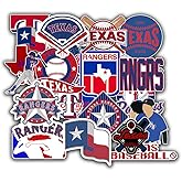 28 PCS American Baseball Team Stickers for Water Bottle, Laptop, Bicycle, Computer, Motorcycle, Travel Case, Car Decal Decoration Sticker 2-2.5 inches