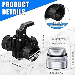 DoubleFill 3 Way Swimming Pool Diverter Valve Hose