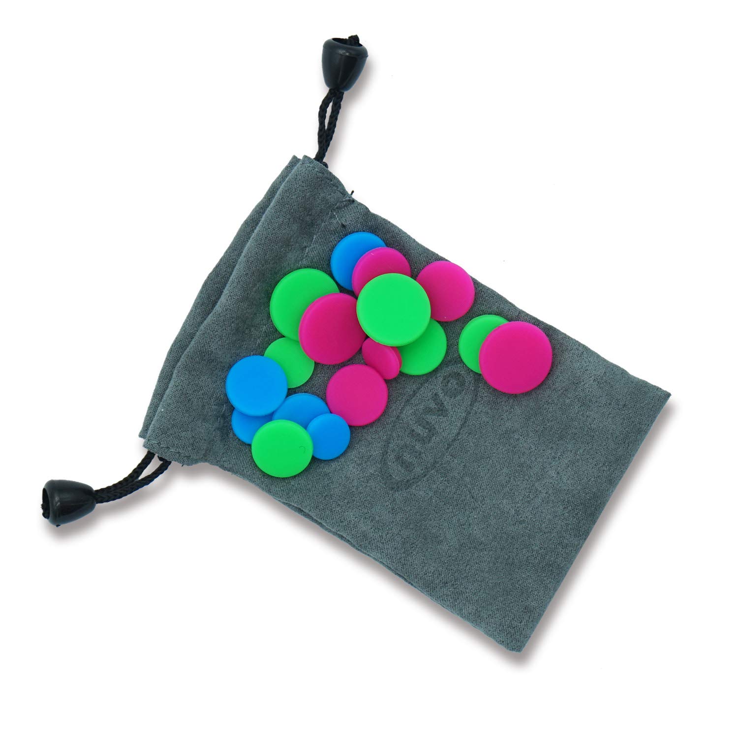 Nuvo Flute colour caps in mixed colours