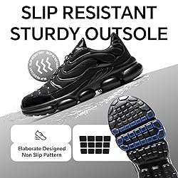 DRRHINO Steel Toe Shoes for Men Women Lightweight