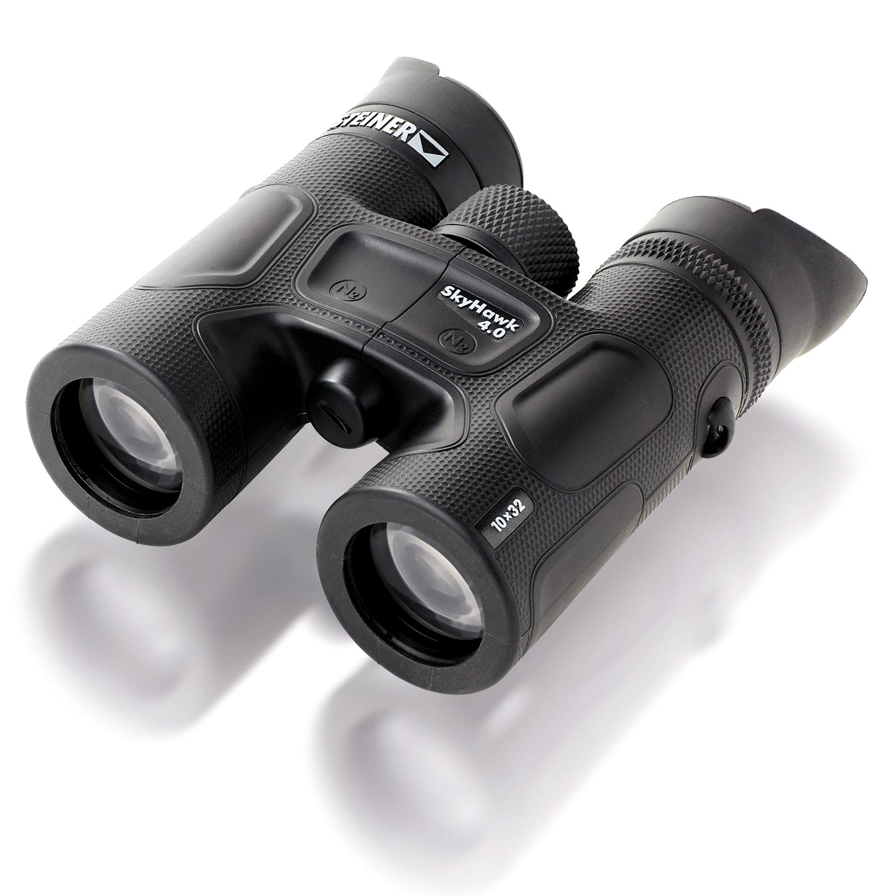 STEINER binoculars SkyHawk 4.0 10x32 - German quality optics, sharp details, robust, ergonomic, perfect for nature, animal and bird watching