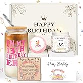 iAOVUEBY 13th Birthday Gifts for Girls, 2025 Bday Gift Set for 13 Year Old Girl, 13th Bday Gift Box for Daughter, Niece, Granddaughter, 13 Fabulous, In My 13th Birthday Era