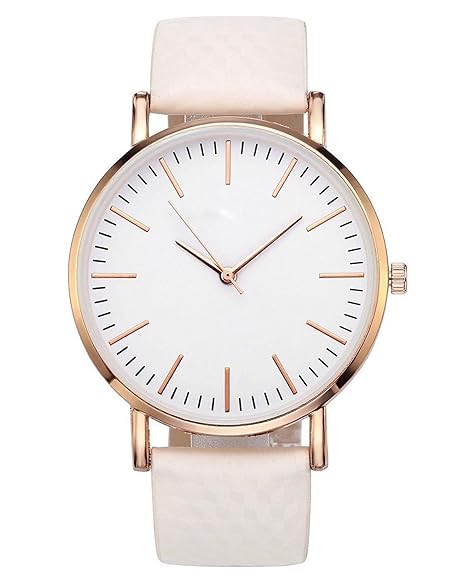 Luxurit Classy Analogue Color Changing Watch for Girls & Women-Premium Quality (White to Pink)