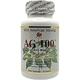 AG 100-100% Pure Wild American Ginseng Capsules