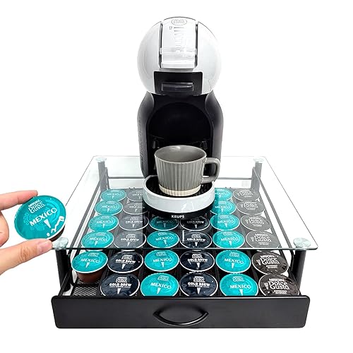 Capsule Holder Nescafe Dolce Gusto Krups Capsule Coffee Pods Black