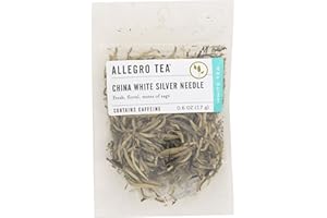 ALLEGRO COFFEE Allegro Tea, China White Silver Needle, Loose Leaf Tea, 0.6 oz