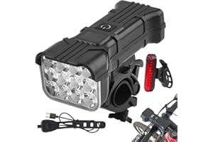 Bicycle Light - Front Bike Light,Bike Lights for Night Riding with Quick-Release, Waterproof Bicycle Set, Accessories