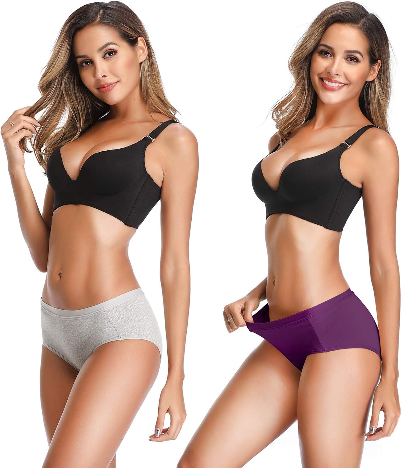 OLIKEME Womens Underwear Mid Waist Full Coverage Breathable Ladies Briefs Panties for Women at  Women’s Clothing store