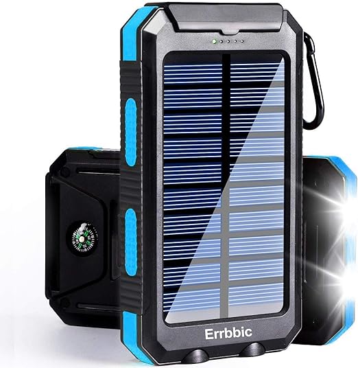 solar charger 26800mah riapow solar power bank