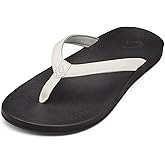 OLUKAI Puawe Women's Beach Sandal, Water-Friendly Flip-Flop Slides, All-Day Wear & Ultra-Soft Comfort Fit