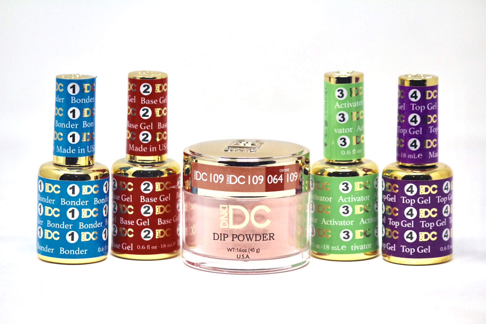 DND DIP POWDER KIT (DC 109 TIGER STRIPES)