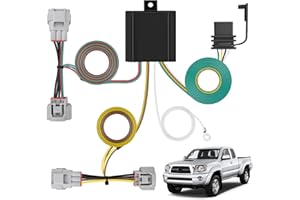 Nilight 4 Pin Trailer Wiring Harness Kit 55513 Compatible with Toyota 2005 2006 2007 2008 2009 2010 2011 2012 2013 2014 2015 