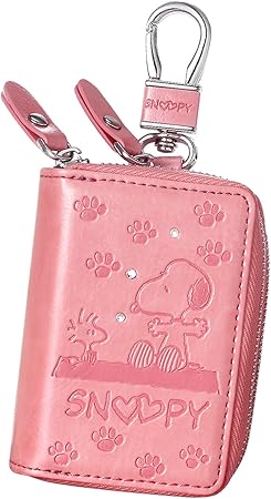 Amazon Co Jp ワケアリ スマートキーケース キーケース ２つ 鍵が同時収納 スヌーピー ピンク 並行輸入品 おもちゃ