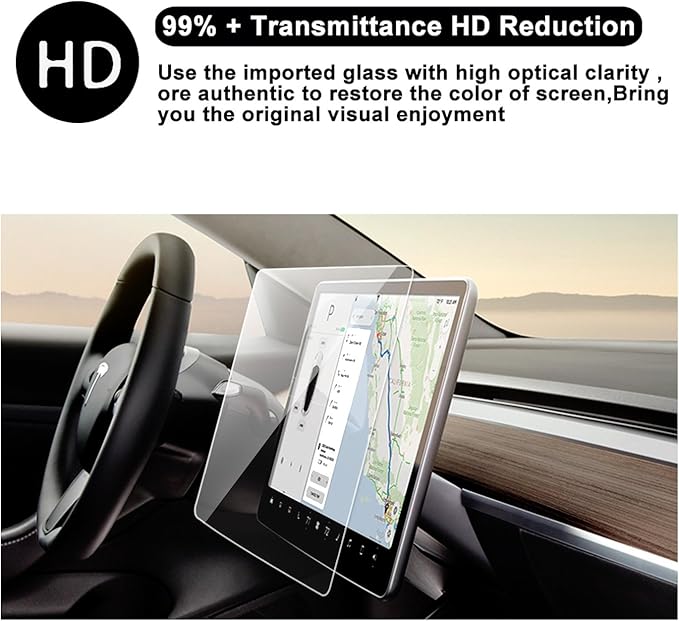 Tesla Model 3 Screen Protector New Batch Matte Innosure 9h Anti Glare 0 3mm Tempered Glass