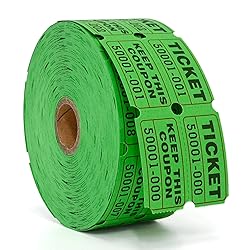 L LIKED Raffle Tickets Double Rolls 1000 per Roll