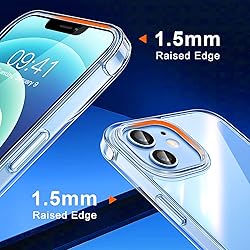 CANSHN Clear Compatible with iPhone 12 Case/iPhone