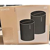Sonos Era 100-2 Pack Bundle Set - Wireless Voice-Controlled Alexa Enabled Smart Speaker - Black, B2E10US1BKHB