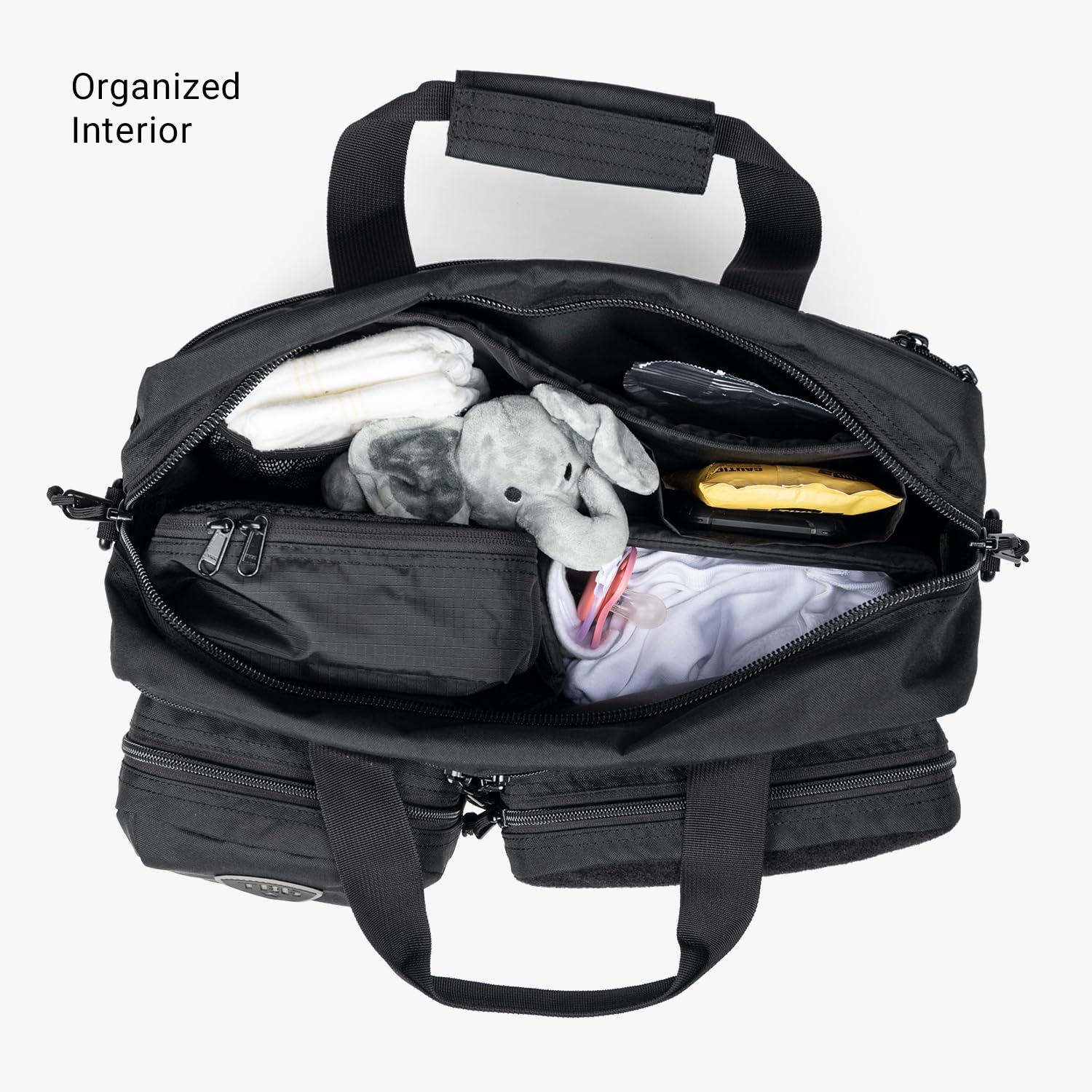 Tactical Baby Gear 4th Gen Tactical Diaper Bag for Dads w/Included Changing Mat, Stroller Straps