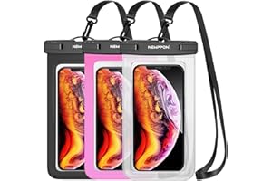 newppon Waterproof Phone Crossbody Case : Universal Crossbody Cell Phone Lanyard Compatible with iPhone