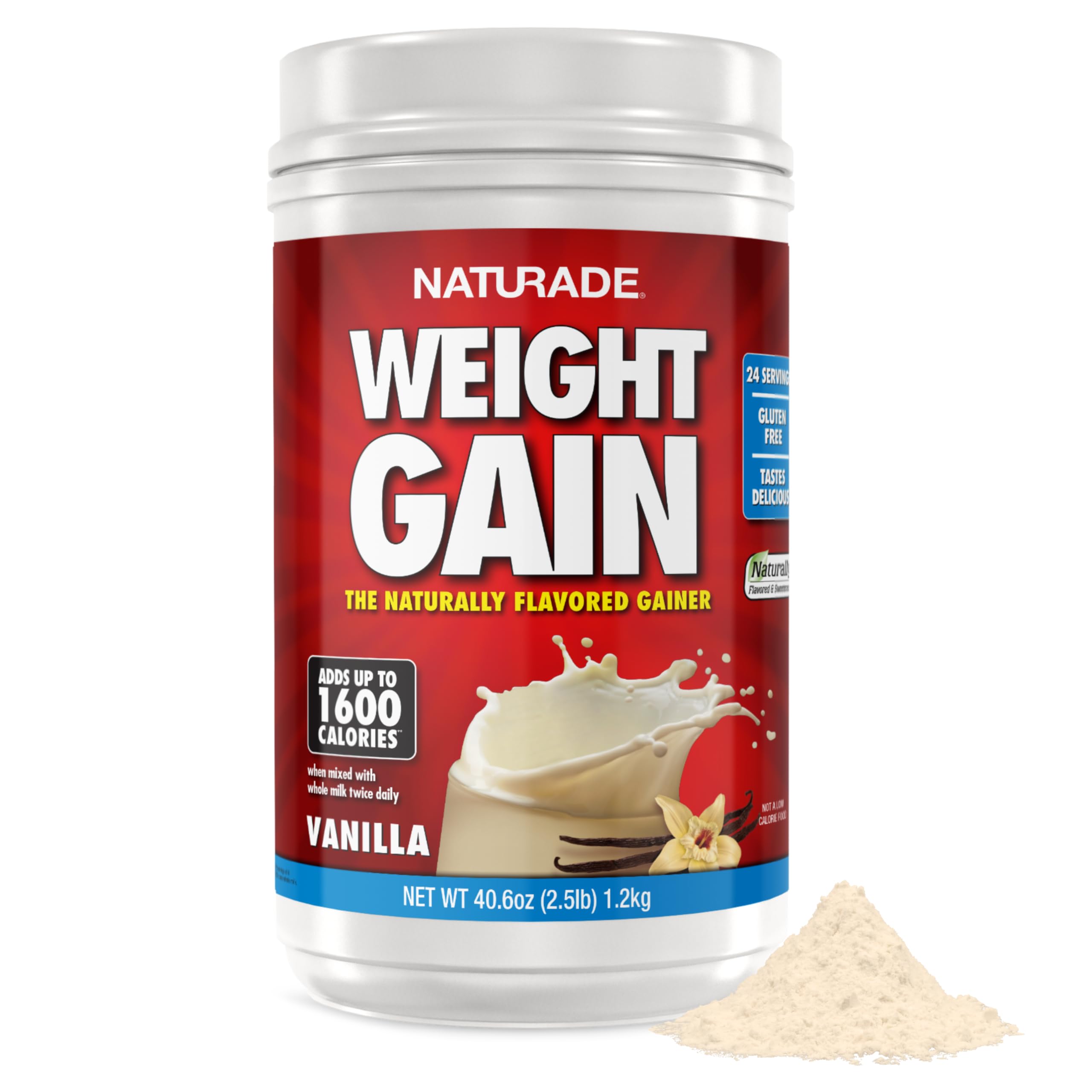 Naturade Weight Gain Vanilla - 40.6 oz