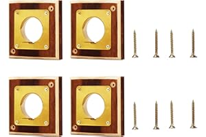 CEDAR ALPHA 4Pk Bluebird House Predator Guard,Metal Birdhouse Guard,Bird House Hole Protector Guard for Eastern Bluebird Box 1 1/2 Inch Opening