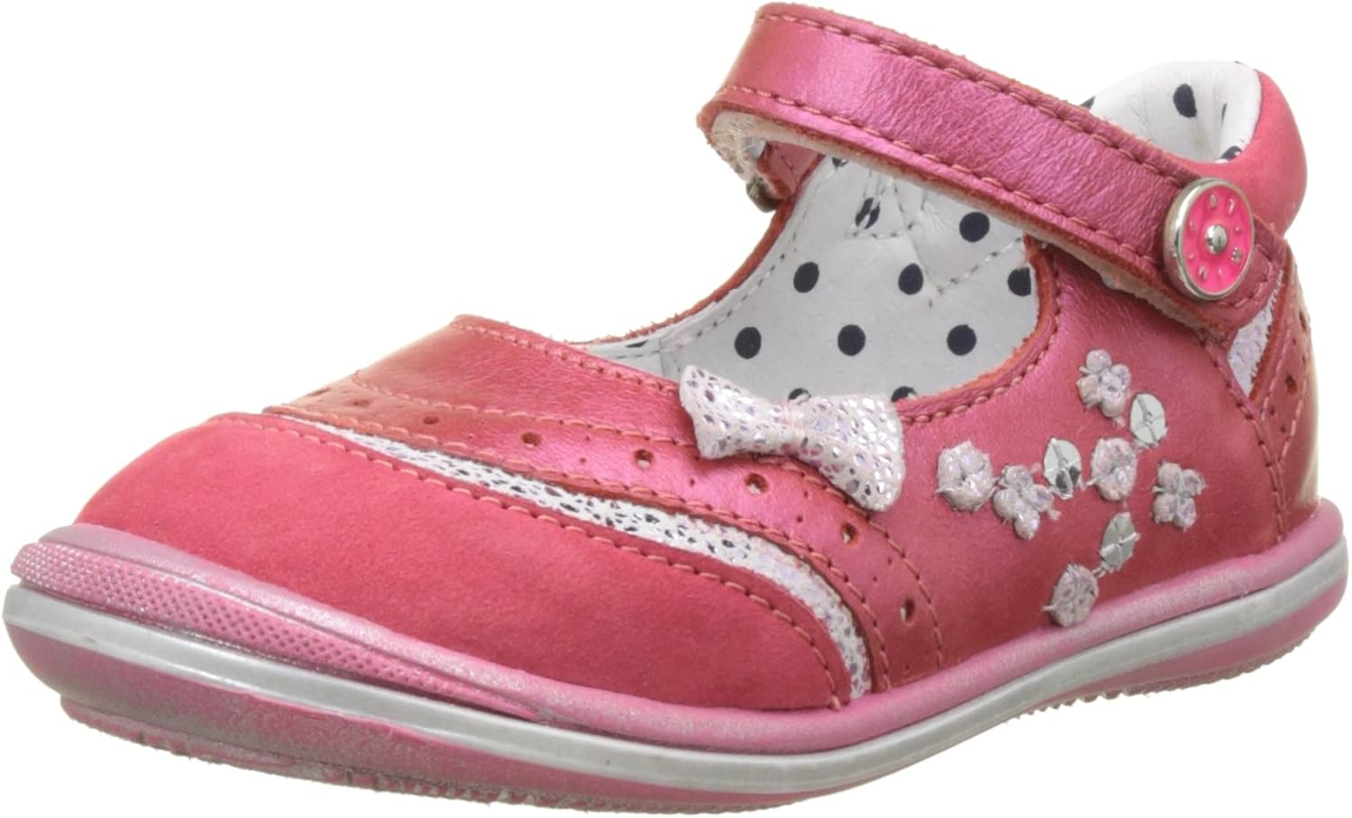Catimini Baby Girls’Mary Jane pink Size: 5 Child UK, Pink Vte Rose Framboise Dpf 2851, 5.5 UK Child