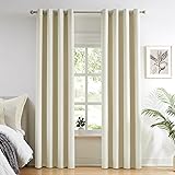 Melodieux Blackout Curtains for Bedroom Cotton