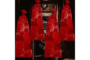Birheatry 4PCS Halloween Bloody Body Bag Decor Scary Blood Body Creepy Bags 23.5 x 67inch Reusable Bloody Prop Decorations Haunted House Creepy Outdoor Indoor Halloween Party Hanging Decor