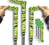 Alien Pros Golf Grip Wrapping Tapes 3-Pack Neon Yellow Tiger