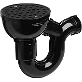 Oatey 42723 2 in. ABS Floor Drain with P-Trap and Cleanout