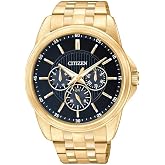 Citizen Quartz Mens Watch, Stainless Steel, Classic