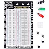 Breadboard with Formulas – Breadboard Aluminum Prototype kit, with Formulas & Logic Gates, 1660 Pins, Double-Sided Tape Fee
