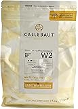 Callebaut W2 28% White Chocolate Callets 5.5 lbs