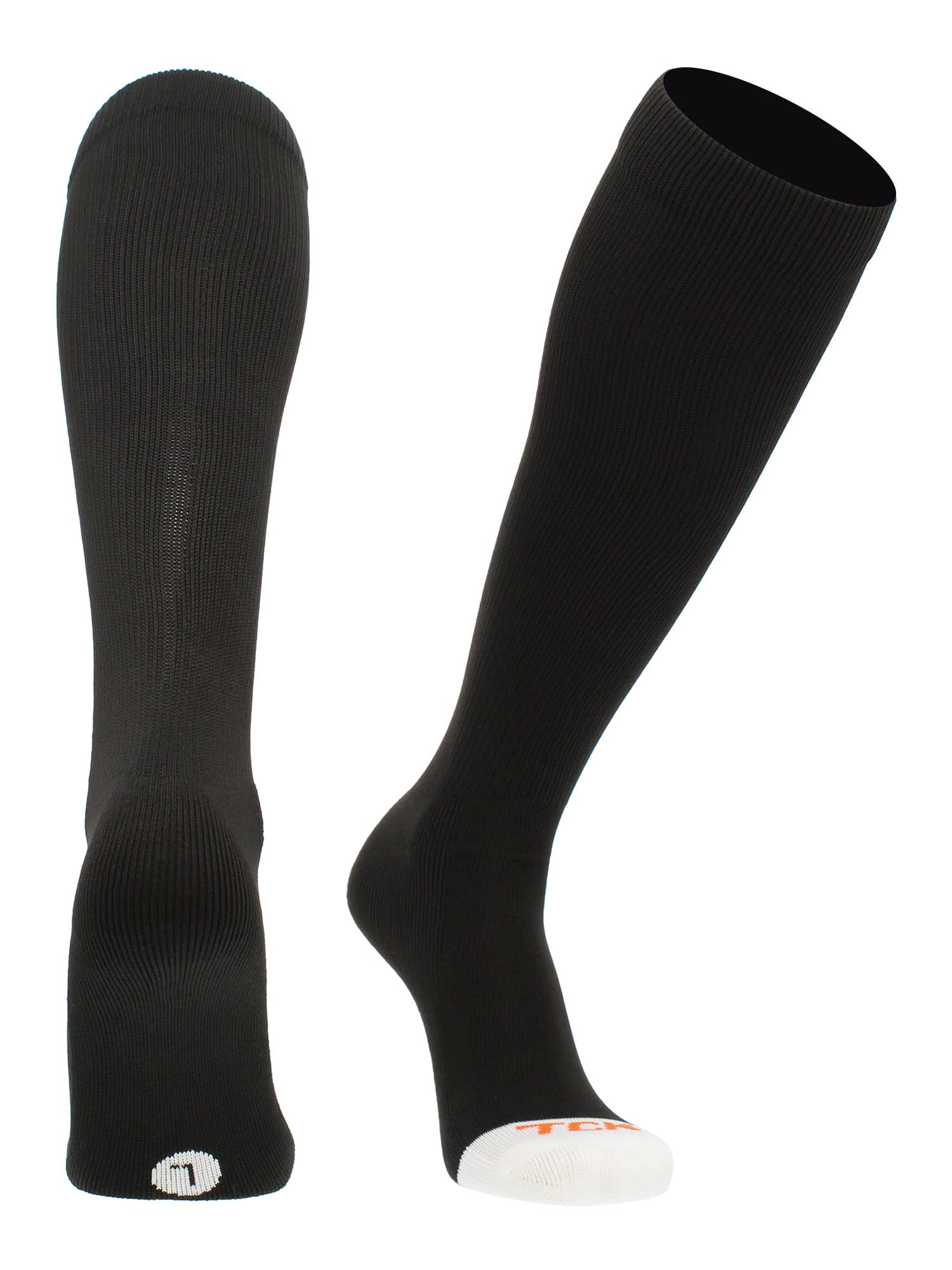 Photo 1 of MadSportsStuff Pro Line Over the Calf Baseball Socks (Black, Large)