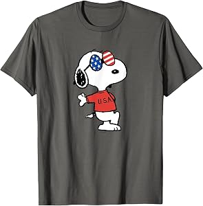 Peanuts - Americana Snoopy Joe Cool USA T-Shirt