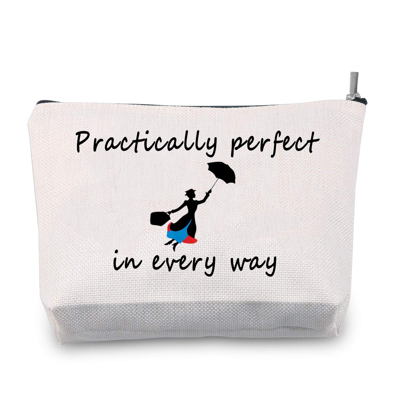 Mary Quote Makeup Bag Movie Lover Gift Practically Perfect in Every Way Movie Inspired Gift