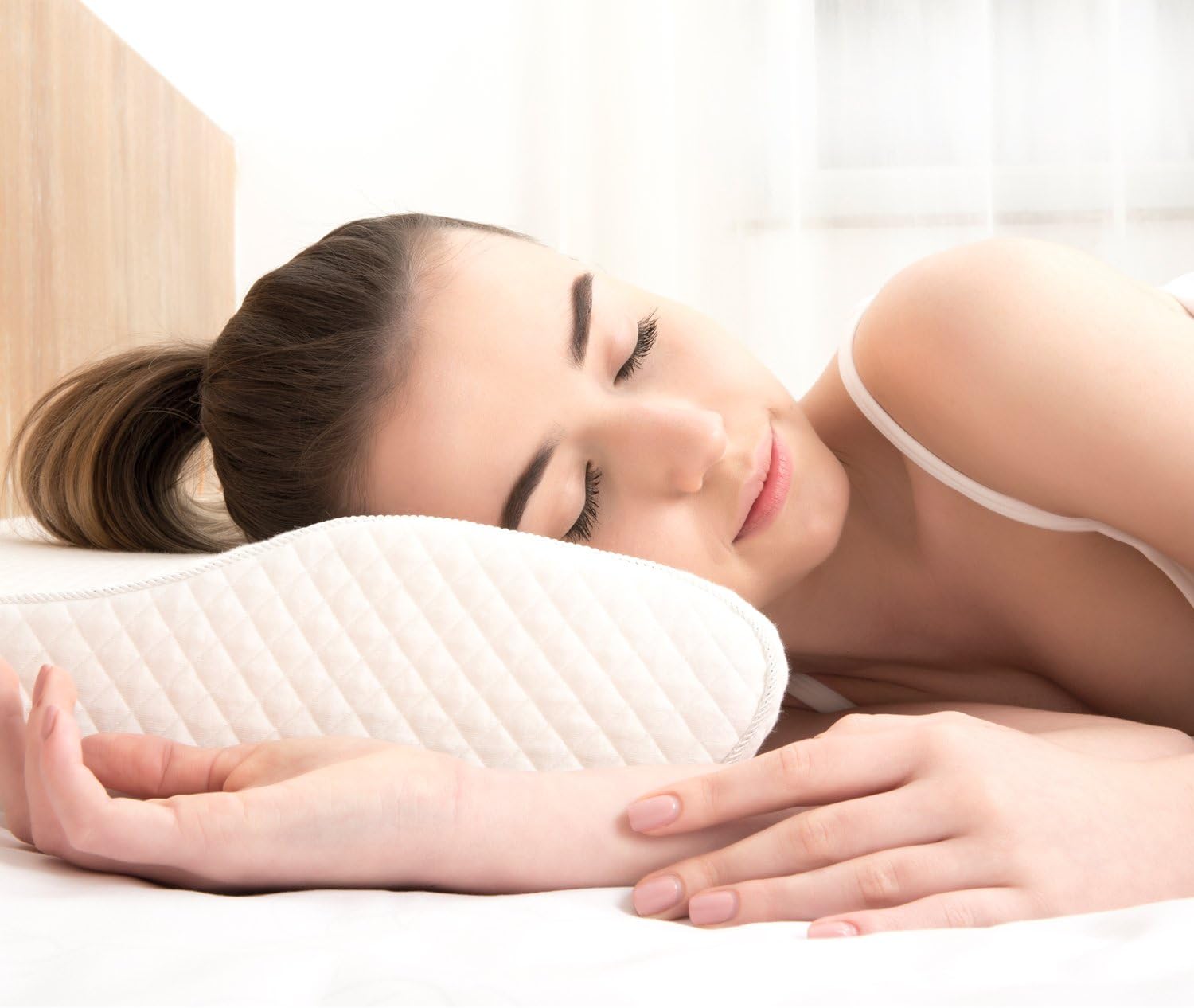 EPABO Contour Memory Foam Pillow Orthopedic Sleeping Pillows, Ergonomic Cervical Pillow for Neck Pain - for Side Sleepers, Back and Stomach Sleepers, Free Pillowcase Included (Firm & Queen: Furniture & Decor