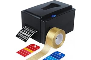 Satin Ribbon Printer Machine, DIY Customizable Ribbon Printer, 300 DPI High Resolution, for Weddings, Parties, Birthdays, Hom