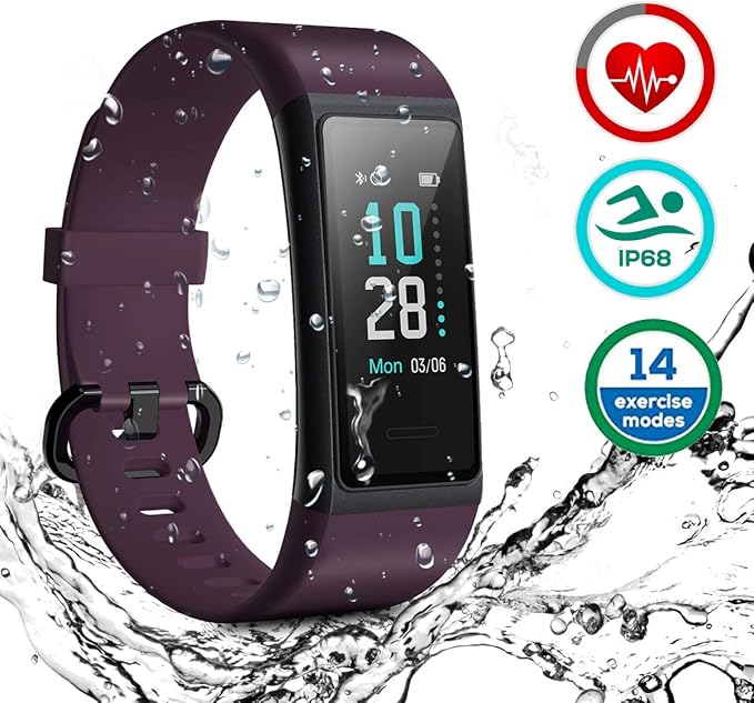 title=HOMVILLA Fitness Tracker, Smartwatch Activity Tracker Sports Smart Band