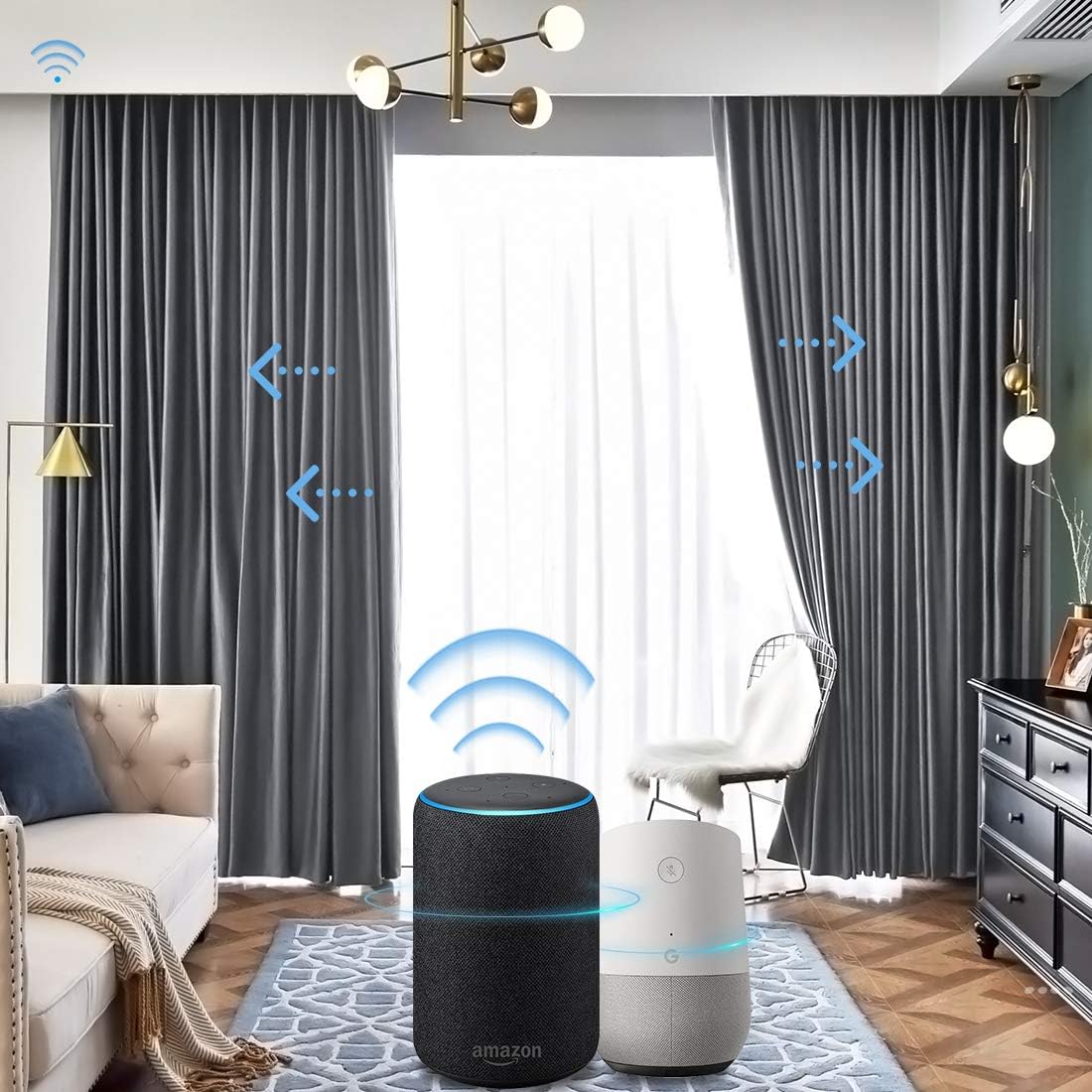 google home curtain motor