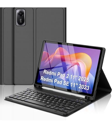 Amazon.com: DKAHOEE Backlit Touchpad Keyboard Case for Xiaomi