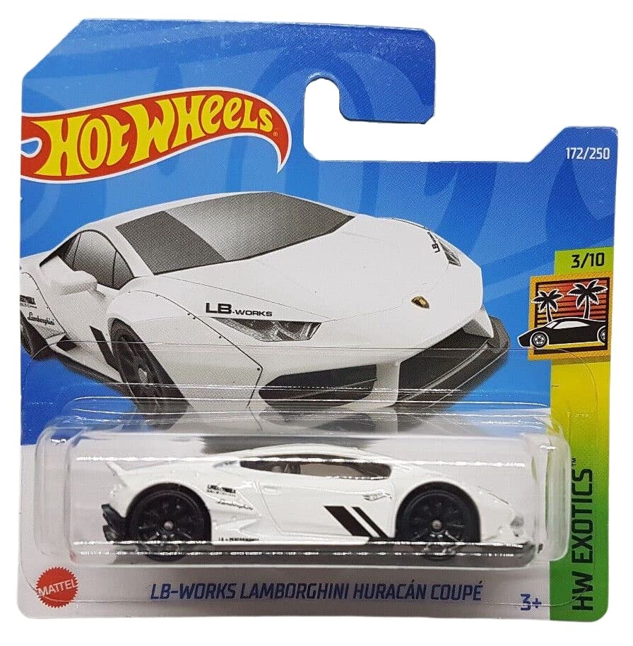 Hot Wheels - LB Works Lamborghini Huracan Coupe - HW Exotics 3/10 - HCT97 - Short Card - LB Works - Liberty Walk - Mattel 2022