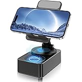 HCRTGAY Gifts for Men, Cell Phone Stand with Wireless Bluetooth Speaker, HD Surround Sound & Led Color Changing Light, Perfect for Home and Outdoors, Compatible with iPhone/ipad/Samsung